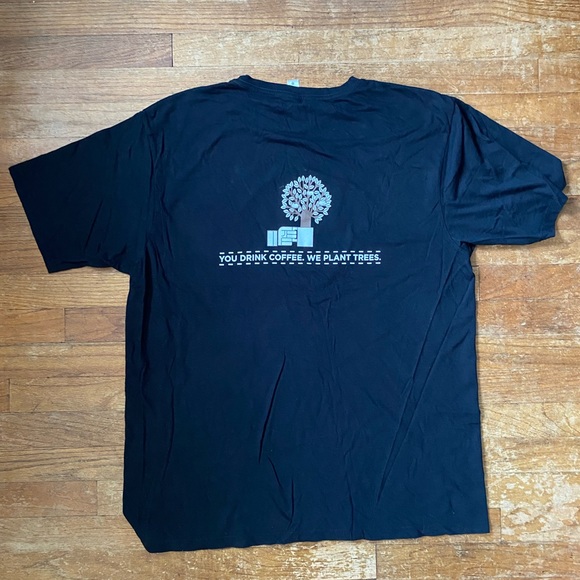 Tiny Footprint Coffee Graphic T - Picture 4 of 4